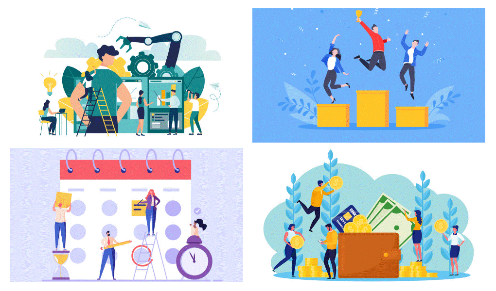 Colorful Icons and Illustrations